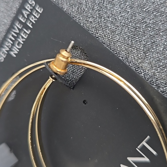🆕️ Lane Bryant Gold Hoop Earrings - Picture 2 of 2